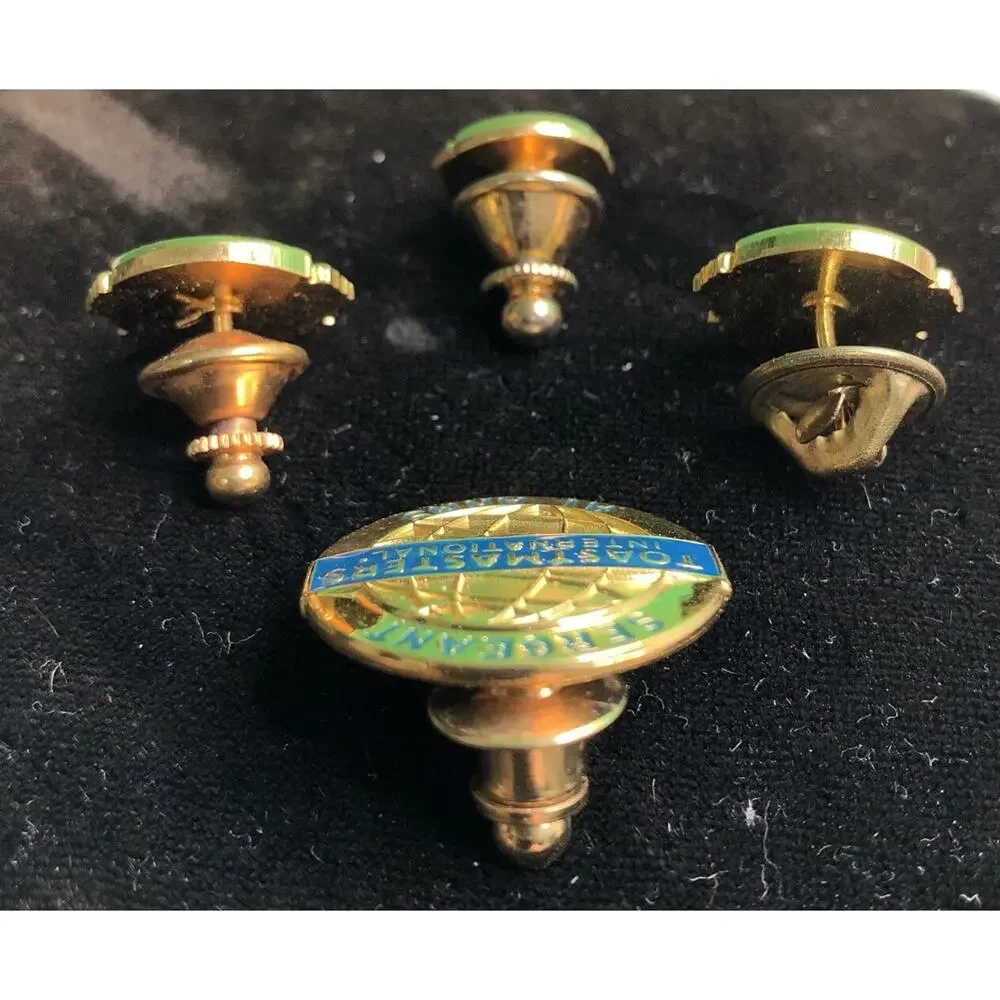 Lot 4 Toastmasters International Pins Lapel Pocket Hat Sergeant At Arms